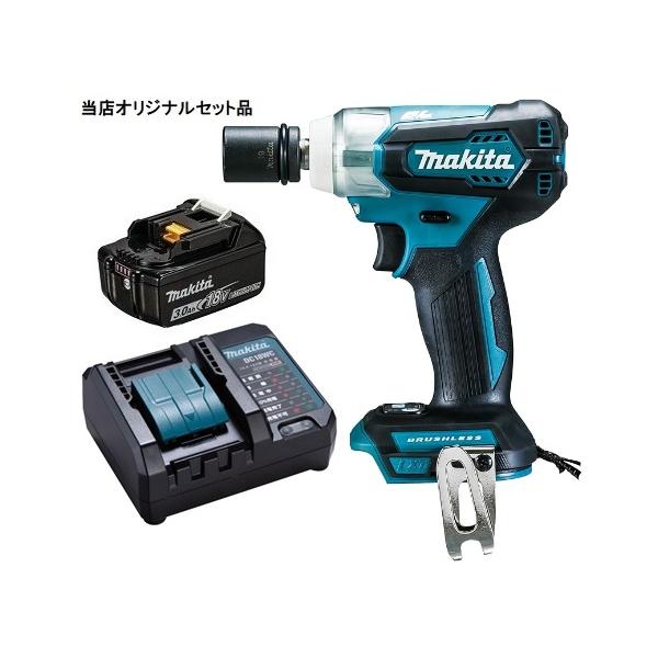 マキタ 充電式インパクトレンチ TW181DZ+バッテリBL1830B+充電器DC18WC  