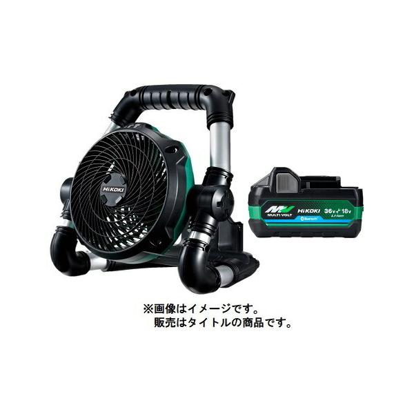 HiKOKIコードレスファンUF18DSAL+バッテリー1個+充電器 kanajin_uf18dsdlnn-36a18bx