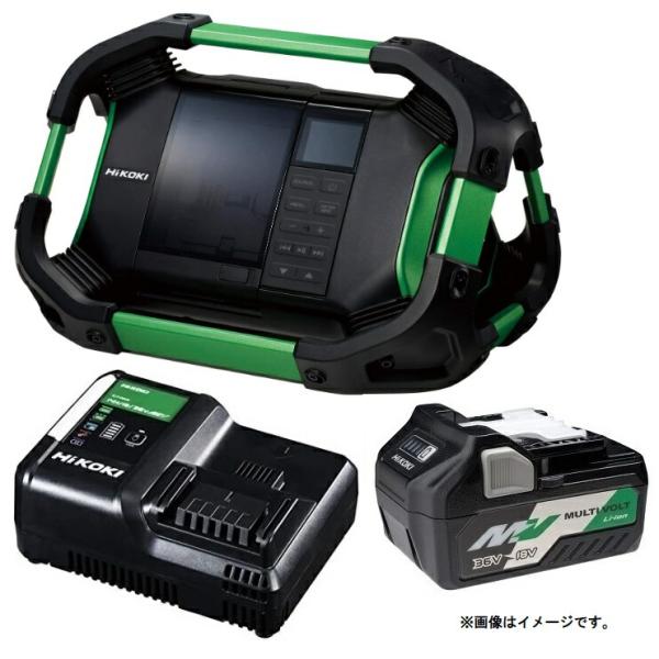 HiKOKI コードレスラジオ UR18DSDL(XP) バッテリBSL36A18+充電器 HiKOKI コードレスラジオ UR18DSDL(XP) バッテリBSL36A18+充電器