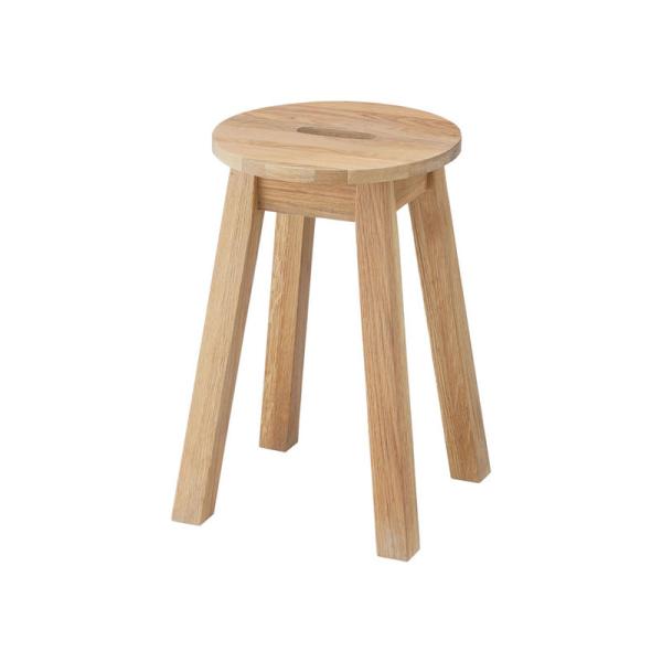 東谷 スツール 椅子 丸スツール ヘンリー MTK-522 NA ナチュラ