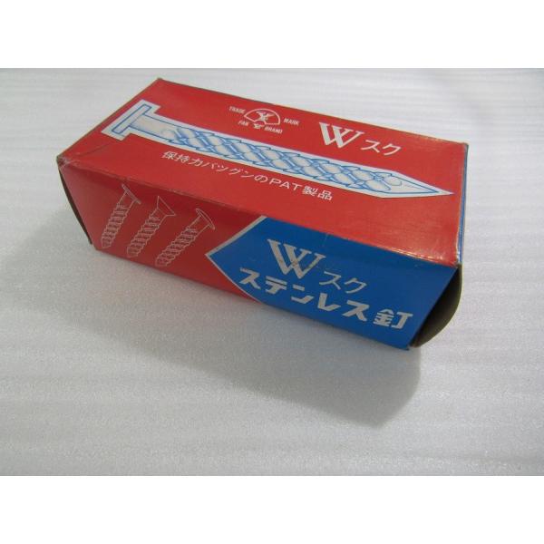 在庫処分品 特価 ステンレス釘 スクリューパネル Wスク 14×38 