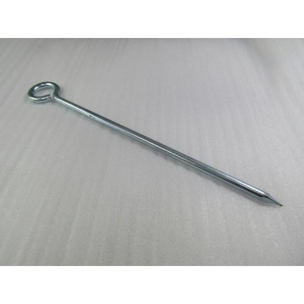 ロープ止め釘　Φ８×３００ブルーシート・ロープ・テント・タープ・園芸・防草シートなどに