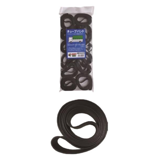 平日12時までのご注文は当日発送(休日除く)SHEET MAN品番：ＳＧ−６０サイズ：約20mm巾×40〜60cm折径　１本入JAN：4511466800814【用途】トラックシート止め・足場止めなどに【特長】つなぎ目がない再生タイヤチュー...