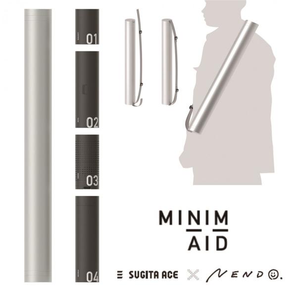 MINIM+AID ミニメイド 防災セット シルバー×ブラック kanaonisky_910-635740