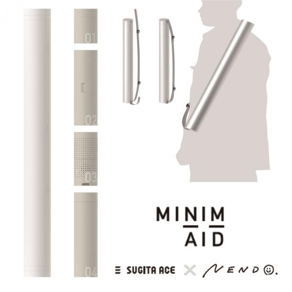 ACE 防災セット MINIM+AID / WHITE ミニメイド ホワイト×アイボリー