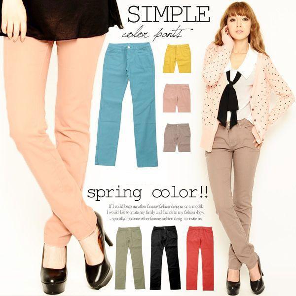 アウトレット チノパン 美脚スキニーパンツ レギンス カラーパンツ レディース ボトムス 春 夏 秋 4107 華成屋かなりやshop 通販 Yahoo ショッピング