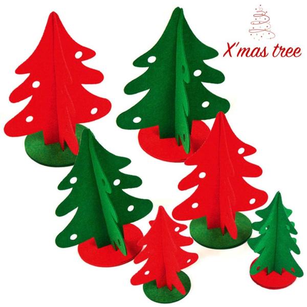 卓上ミニクリスマスツリー フェルト cm Sサイズ 小 パーティーグッズ Christmas Ocaa Or Jp