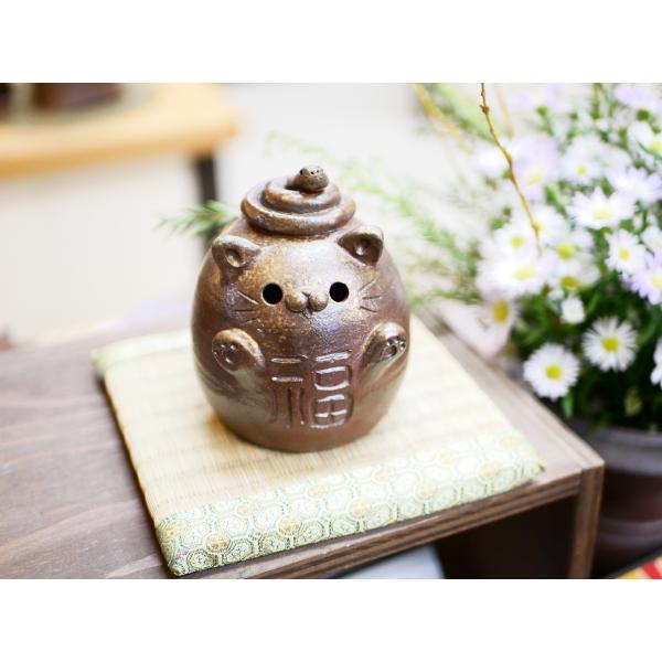 縁起物❣️猫弁財天様と白蛇様。干支、陶器人形、置物、キジトラ猫、猫