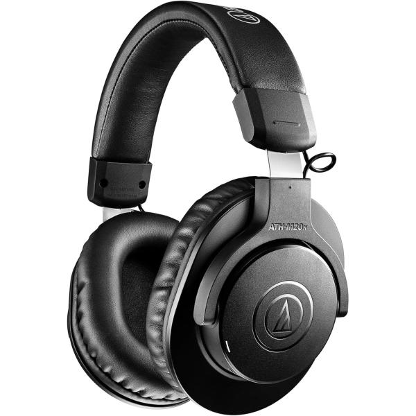 オーディオテクニカ ATH-M20xBT ブラック ワイヤレスヘッドホン Bluetooth 有線対応 ヘッドフォン 216gの軽量ボディ 最大60時間再生 ハンズフリー通話