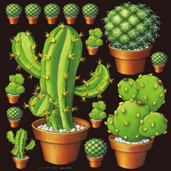シール サボテン鉢 装飾 デコレーション チョークアート 窓 黒板 看板 ステッカー 最低購入数量3枚 Tsn 看板ショップ 通販 Yahoo ショッピング