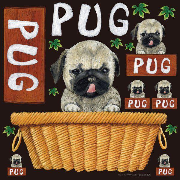 シール パグ犬 装飾 デコレーション チョークアート 窓 黒板 看板 ステッカー 最低購入数量3枚 Tsn 看板ショップ 通販 Yahoo ショッピング