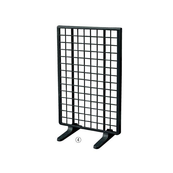 (本体) 樹脂製卓上ネットスタンド ロングタイプ黒 / kp38-127-8-4