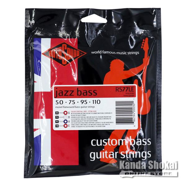 もらって嬉しい出産祝い Monel Heavy 77 Bass Jazz Rotosound Flatwound, (.050 RS77LE ベースアクセサリ