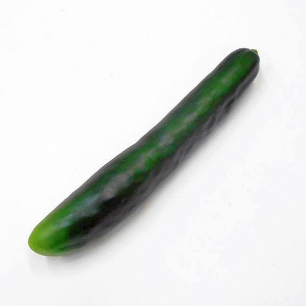 作り物のキュウリです。ディスプレイなどに。長さ：約24cm作り物・フェイクの野菜・食べ物・キュウリ造花