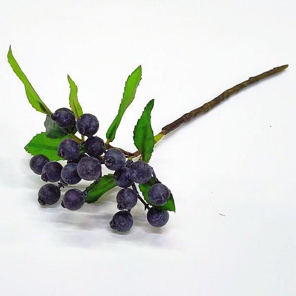 造花 ブルーベリーピック （フェイクフルーツ フェイクフード 食品サンプル）