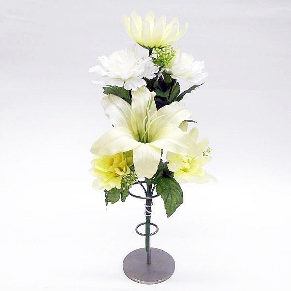 造花 仏花 造花 仏花 盆花 白 小サイズ 仏壇 お墓 お供え花 供花 白ゆり Fd3178 フラワーデコレーションハセガワ 通販 Yahoo ショッピング
