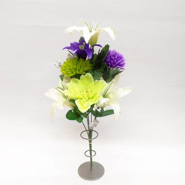 造花 仏花 盆花 仏壇 お墓 お供え花 供花 40cm Fd3184 フラワーデコレーションハセガワ 通販 Yahoo ショッピング