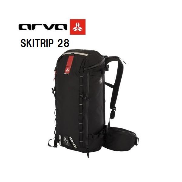 arva アルバ SKITRIP 28 登山 バックカントリー バックパック リュック (BLACK)