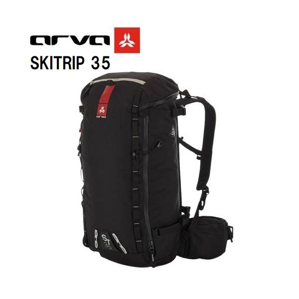 arva アルバ SKITRIP 35 登山 バックカントリー バックパック リュック (BLACK)