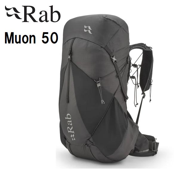 Rab ラブ Muon 50 登山 メンズ リュック ザック バックパック (Black)