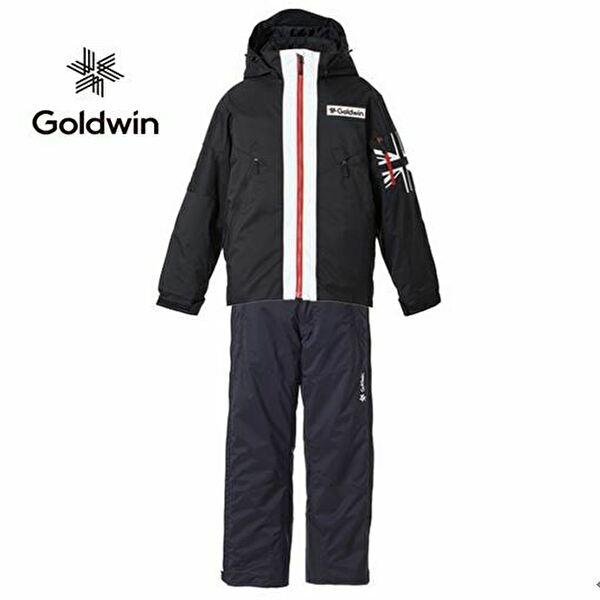 21 GOLDWIN (ゴールドウイン) Jr.G.B TEAM REPLICA JK 【BI】+Jr.SIDE OPEN PNT【BK】ジュニアスキーウエア