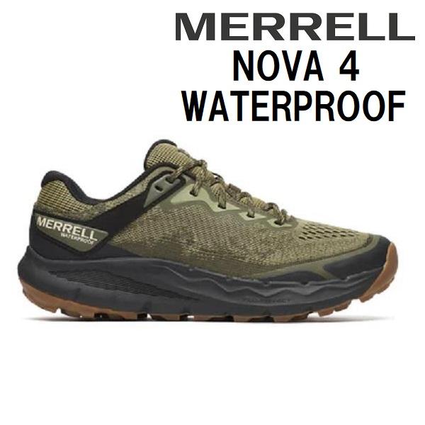 MERRELL（メレル） NOVA 4 WATERPROOF メンズ トレラン シューズ (DRAB 