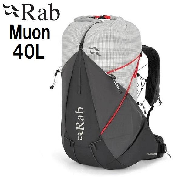 Rab ラブ Muon 40 登山 メンズ リュック ザック バックパック (Pewter Graphene Medium)