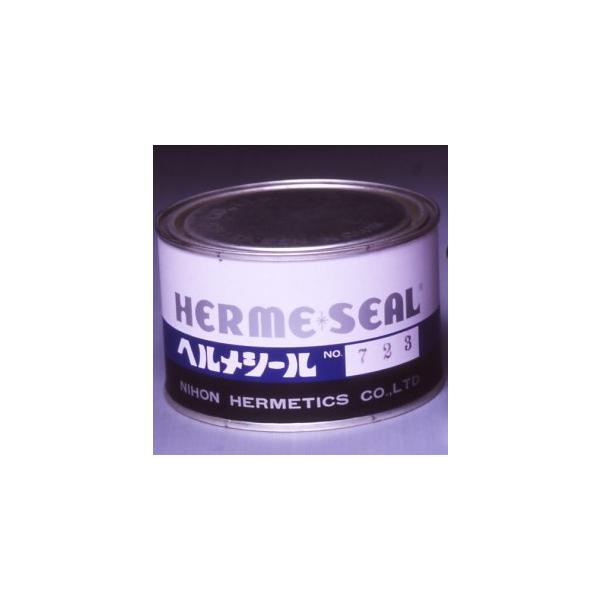 日本ヘルメチックス ヘルメシール 723 緑色ペースト状 500g 無溶剤型不乾性液状ガスケット