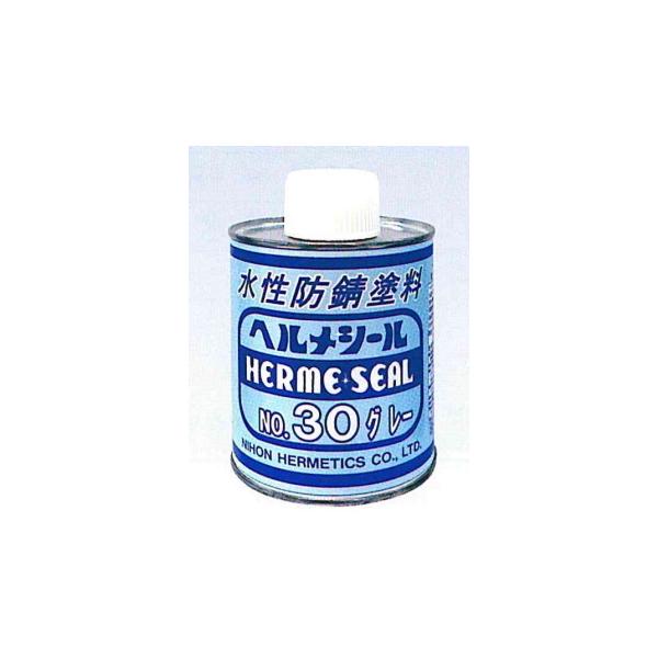 日本ヘルメチックス ヘルメシール 30 水性防錆塗料 500gハケ付缶入り
