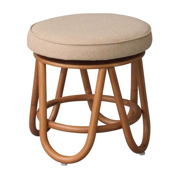 【メーカー直送】東谷 NS-538BE モリー 回転スツール（ブラウン） Azumaya 東谷(あずまや) モリー 回転スツール ブラウン NS-538BE【メーカー直送