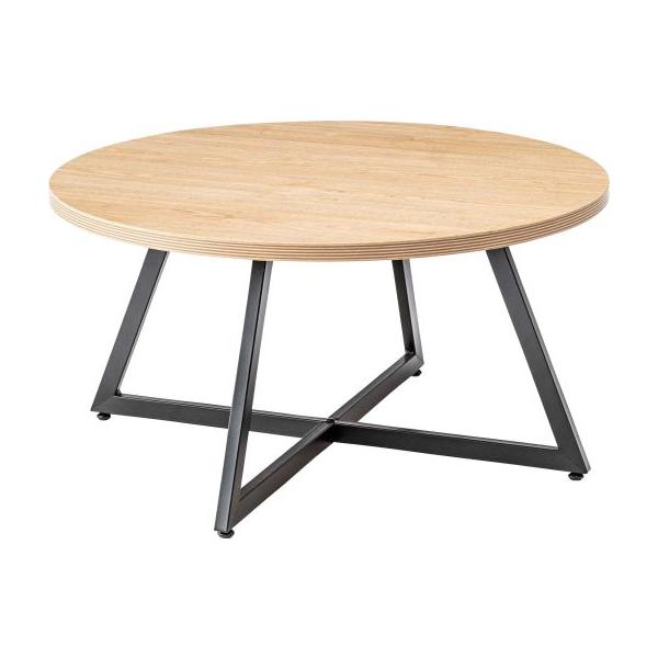 【メーカー直送】東谷 PT-336NA ラウンドテーブルL（ナチュラル） Azumaya kandakiko_pt-336na