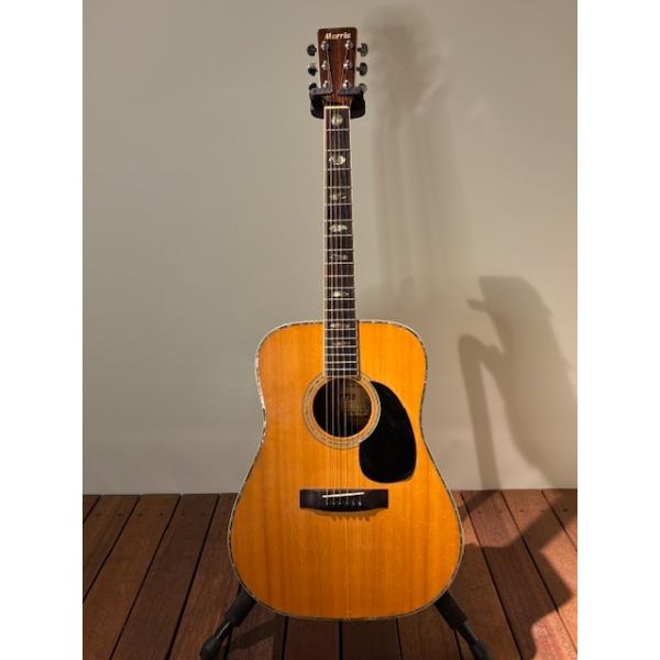 現状品 アコースティックギター アコギ MORRIS モーリス W-40 ハードケース付 中古 苫小牧西店 Morris WM-40 モーリス アコースティックギター ハードケース付 現状品