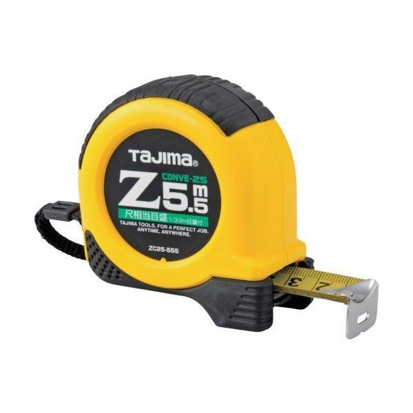 他サイト： タジマ Zコンベ-25 5.5m 尺相当目盛付 ZC25-55SCBの商品画像