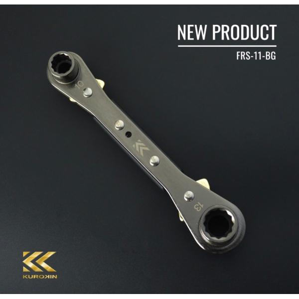 FUJIYA フジヤ 黒金 FRS-11-BG 全長：146mm 板ラチェットレンチ : 神田