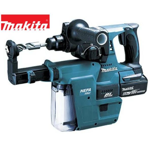 マキタ（makita） HR244DRGXV 24mm充電式ハンマドリル（青）【集じん 