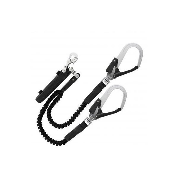 TAJIMA タジマ TJMデザイン ダブルランヤード フルハーネス型用ランヤード 蛇腹式 タイプ1 新規格 A1JR150-WL2BK 未使用品 【工具専門店 テイクハンズ金沢野々市店】 TAJIMA タジマ TJMデザイン ダブルランヤード フルハーネス型用