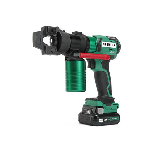 西田製作所 NC-AUA60C 10.8V 軽量充電式油圧端子圧着機 (60対応) お