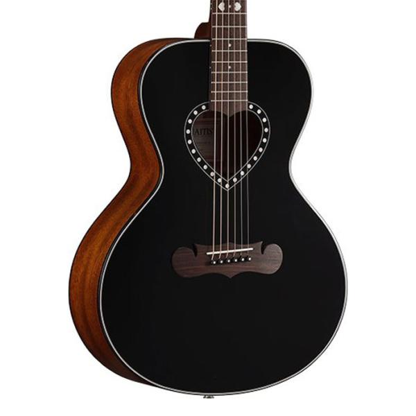 Zemaitis ゼマイティス アコースティックギター エレアコ AAS-1000HPD-BK-E Black スモールサイズ アコギ
