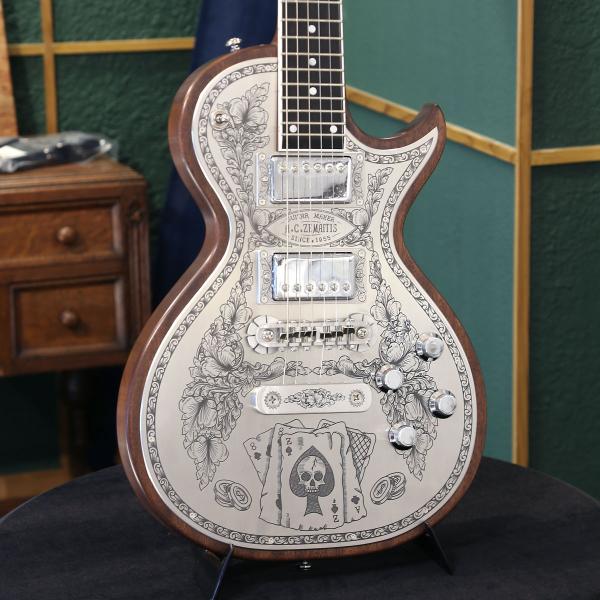 Zemaitis エレキギター ZEMAITIS MFG-AC-24 Aces & Eights Natural エレキギター