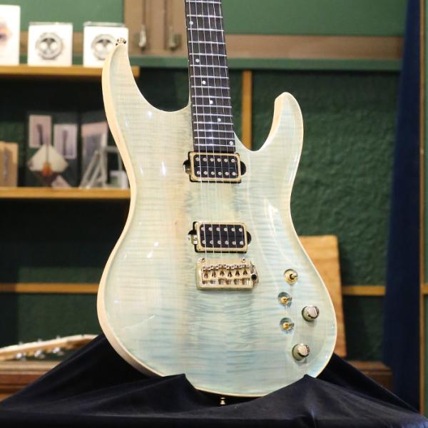 期間限定セール Valenti Guitars ヴァレンティー・ギターズ エレキギター Nebula Carved Ice Blue #18 ブルー 青 フレイムメイプル