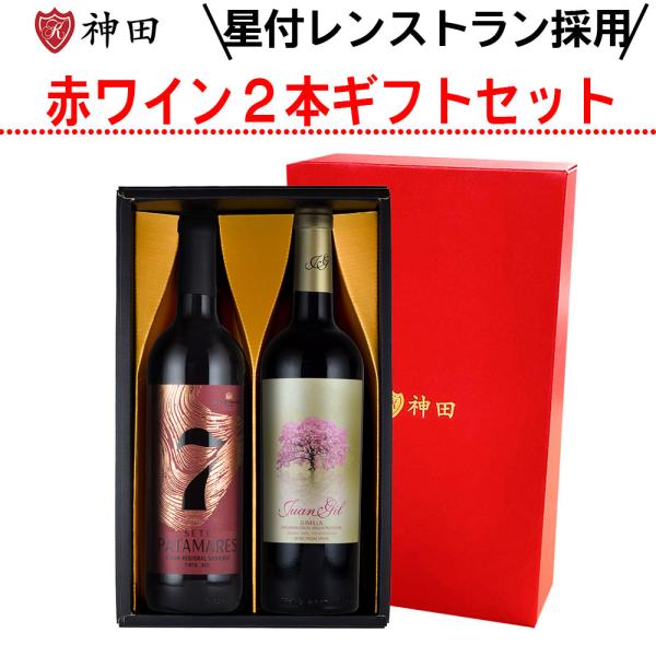 敬老の日 プレゼント 星付きレストラン採用赤ワイン2本ギフト : 神田