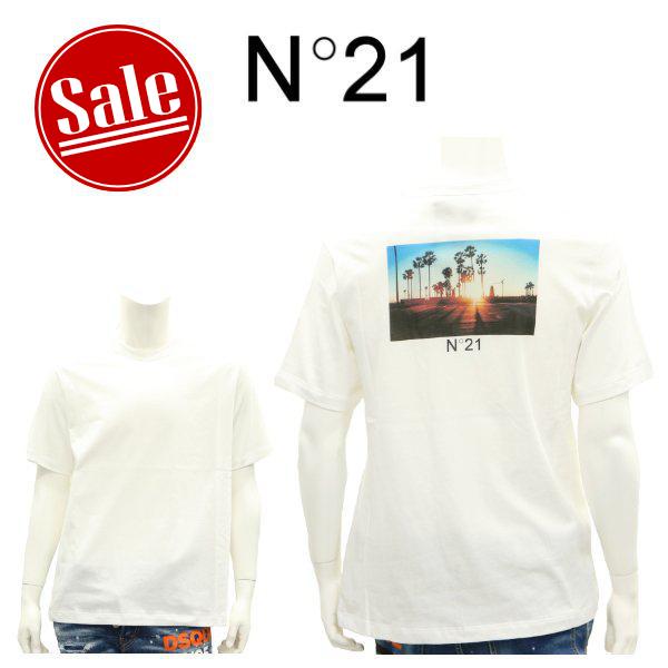 ヌメロヴェントゥーノ　ボックスロゴTシャツ　ホワイト　12 Nﾟ 21（ヌメロヴェントゥーノ）Tシャツ・カットソー 白 サイズ:S