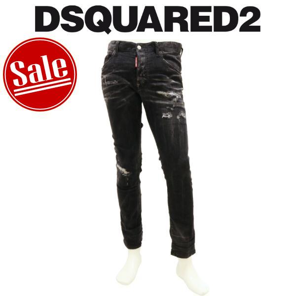 DSQUARED2 SKATER JEANS ブラック　50 DSQUARED2 SKATER JEANS - BLACK - PureAtlanta.com