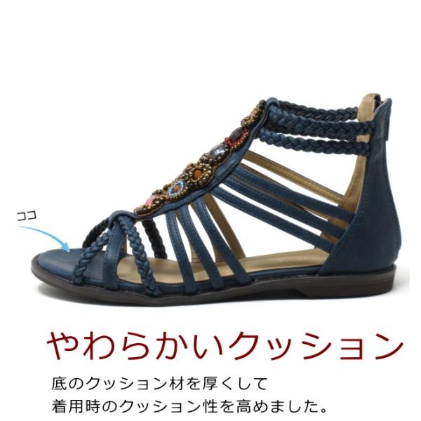 大きいサイズ 25 5cm 26cm 26 5cm 対応 レディース サンダル エスニック グラディエーターサンダル 7061tw Buyee Buyee Japanese Proxy Service Buy From Japan Bot Online