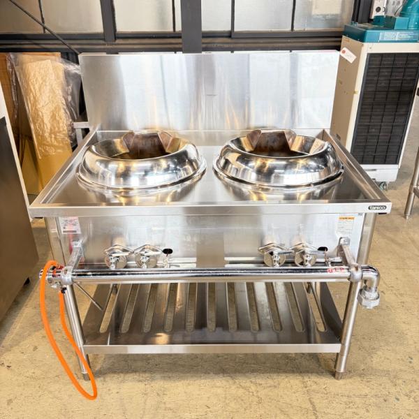 一部地域別途送料有【中古】 中華レンジ タニコー CR-100 プロパンガス 幅1000×奥行750×高750mm (a253) 業務用 厨房機器
