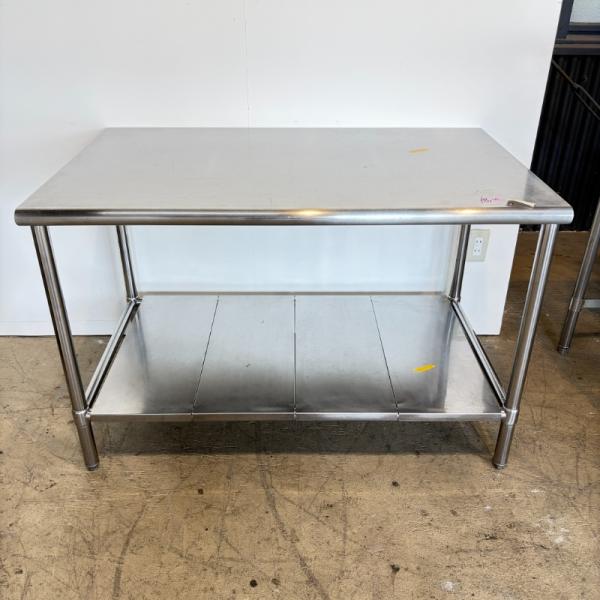 一部地域別途送料有【中古】 業務用 ステンレス 作業台 幅1200×奥行750×高800mm (No.a289) 厨房機器
