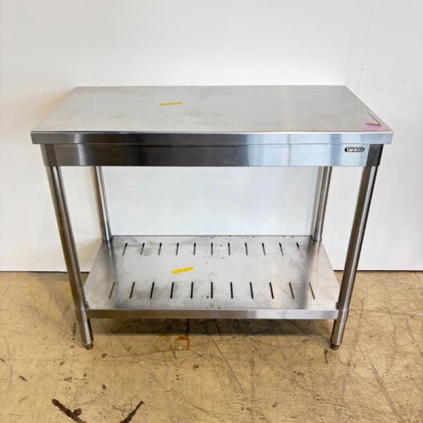 一部地域別途送料有【中古】 業務用 ステンレス 作業台 幅900×奥行450×高800mm (No.a546) 厨房機器
