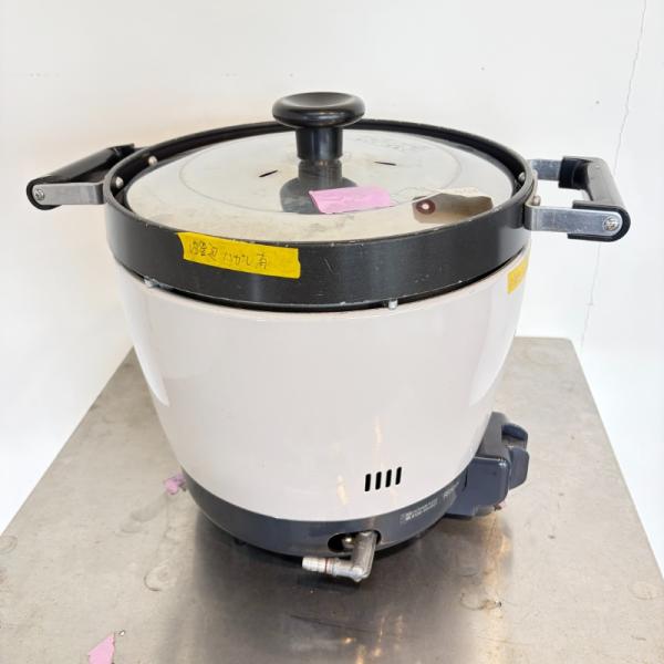 一部地域別途送料有【中古】ガス炊飯器 リンナイ RR-200CF プロパンガス 幅446×奥行334.5×高374mm a556 業務用 厨房機器