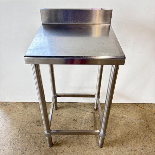 一部地域別途送料有【中古】 業務用 ステンレス 作業台 BG付 幅450×奥行450×高800mm (No.a566) 厨房機器