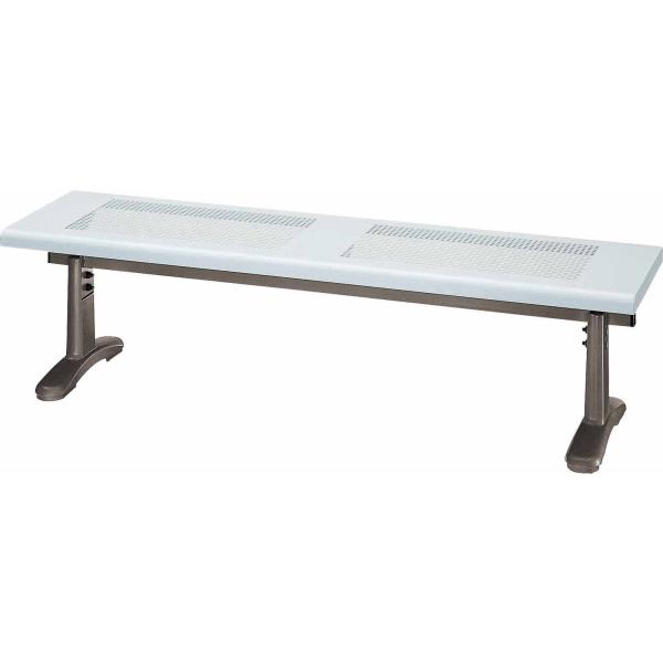 サイズ: 幅 1500 ×奥行 400 ×高さ 400 mm材質: 座部：スチールパンチングアクリル焼付 フレーム：スチールアクリル焼付 脚：アルミダイカストアクリル焼付梱包数: 1 台重量: 約20 kg